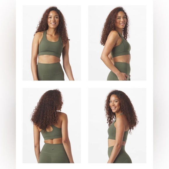 GLYDER Full Force Sports Bra: Moss - Picture 7 of 7